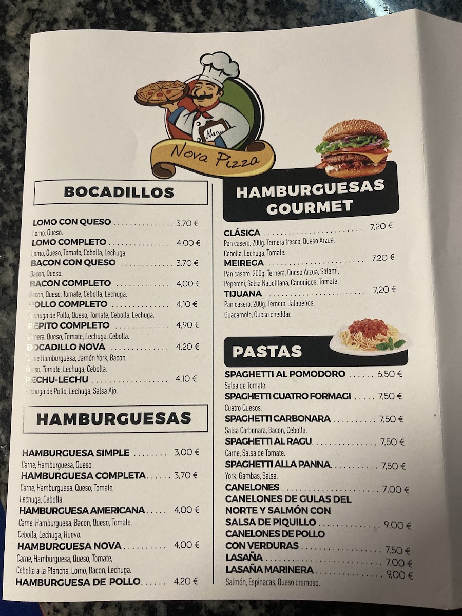 Menu Nova Pizza Meira-5