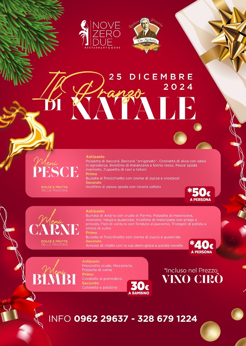 Menu Nove Zero Due Ristorante, Beach Resort E Bar Lounge-3