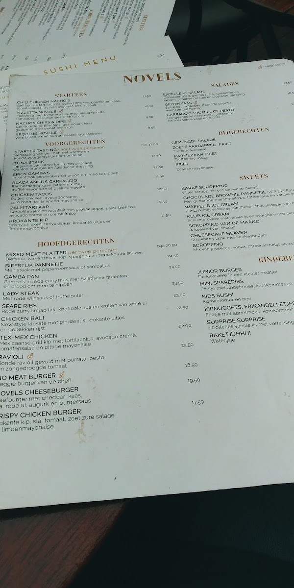 Menu Novels Zaandam-7