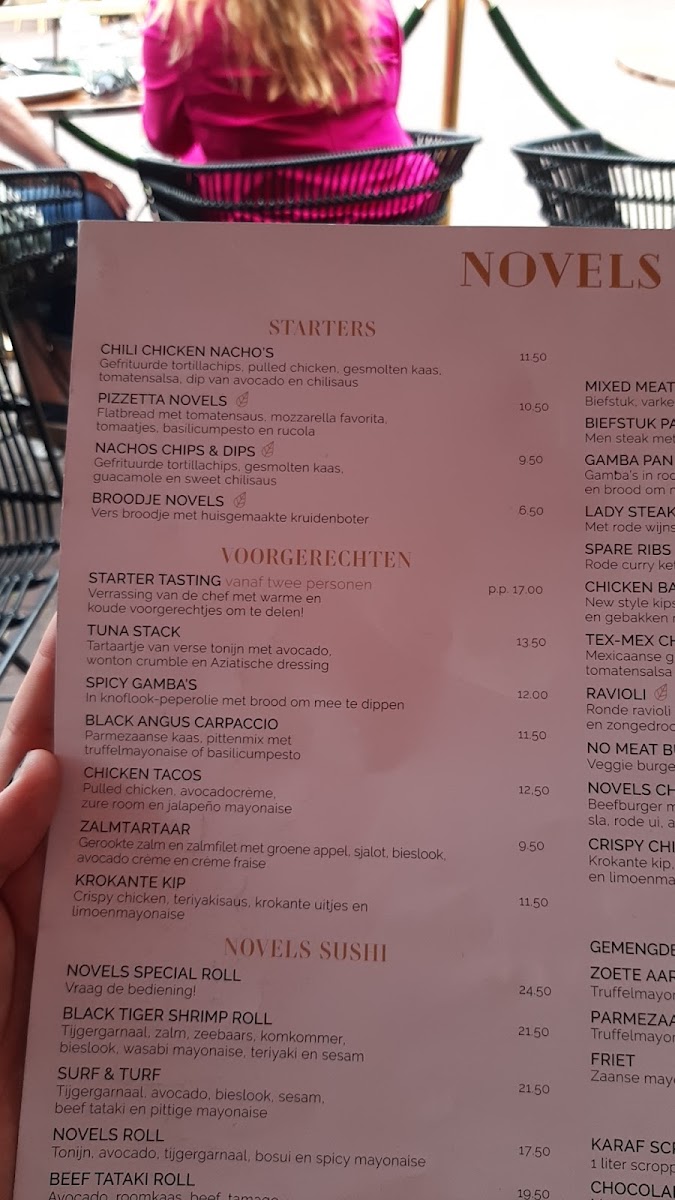 Menu Novels Zaandam-9