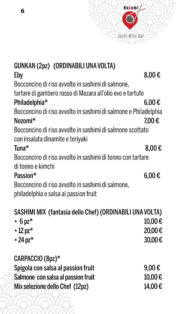Menu Nozomi Sushi Wine Bar-7
