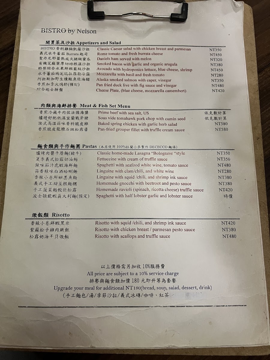 Menu Ns Cucina（Bistro By Nelson）-7