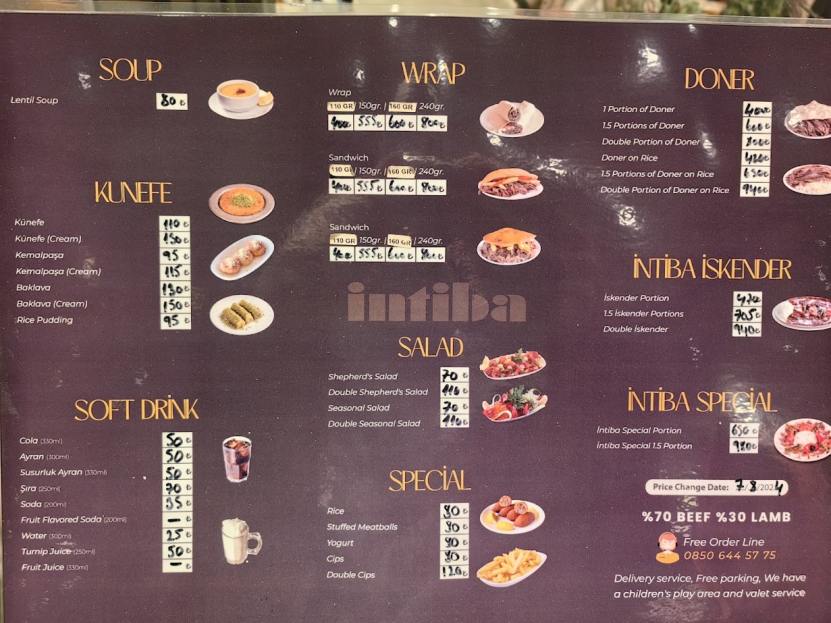 Menu Intiba Döner-10