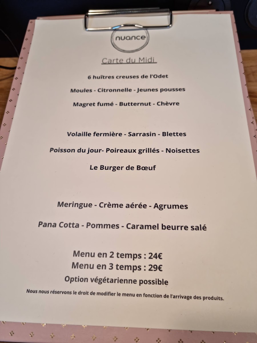 Menu Nuance Restaurant Plomeur-3