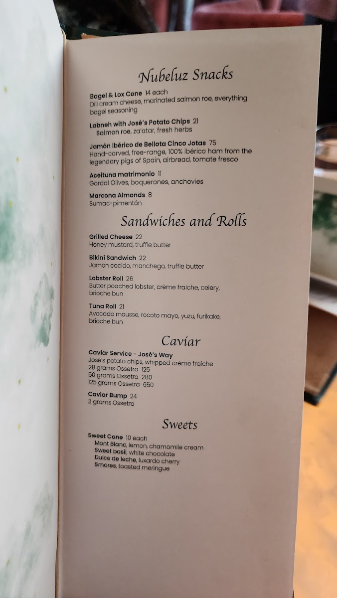 Menu Nubeluz-9