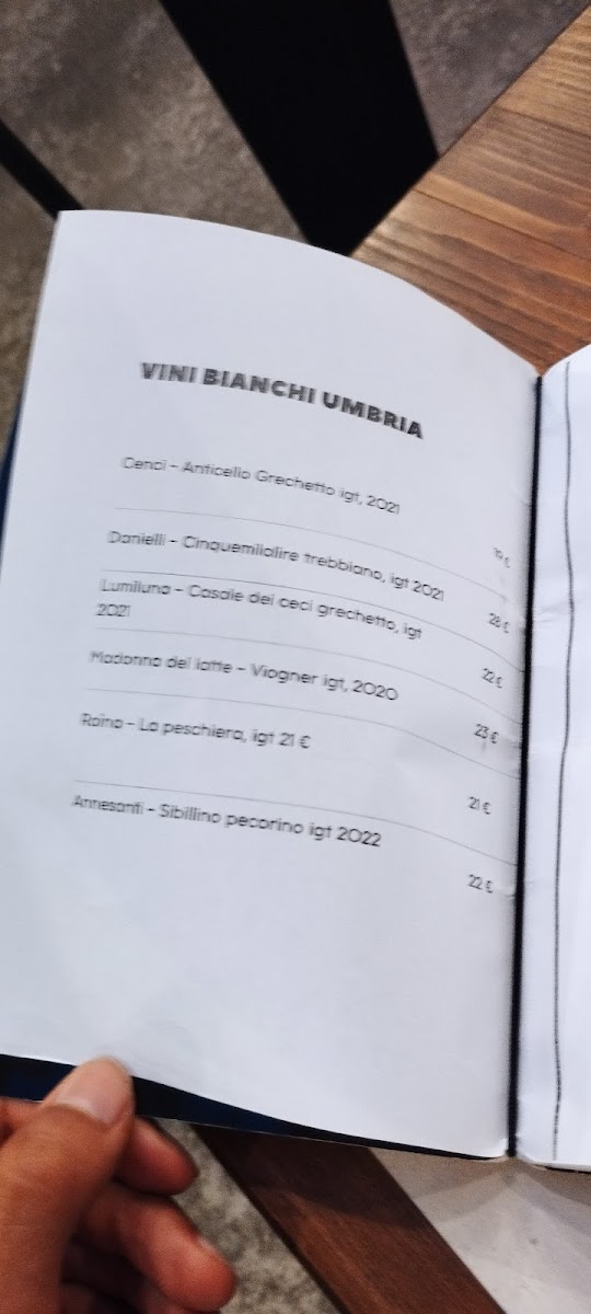 Menu Numero Zero-8