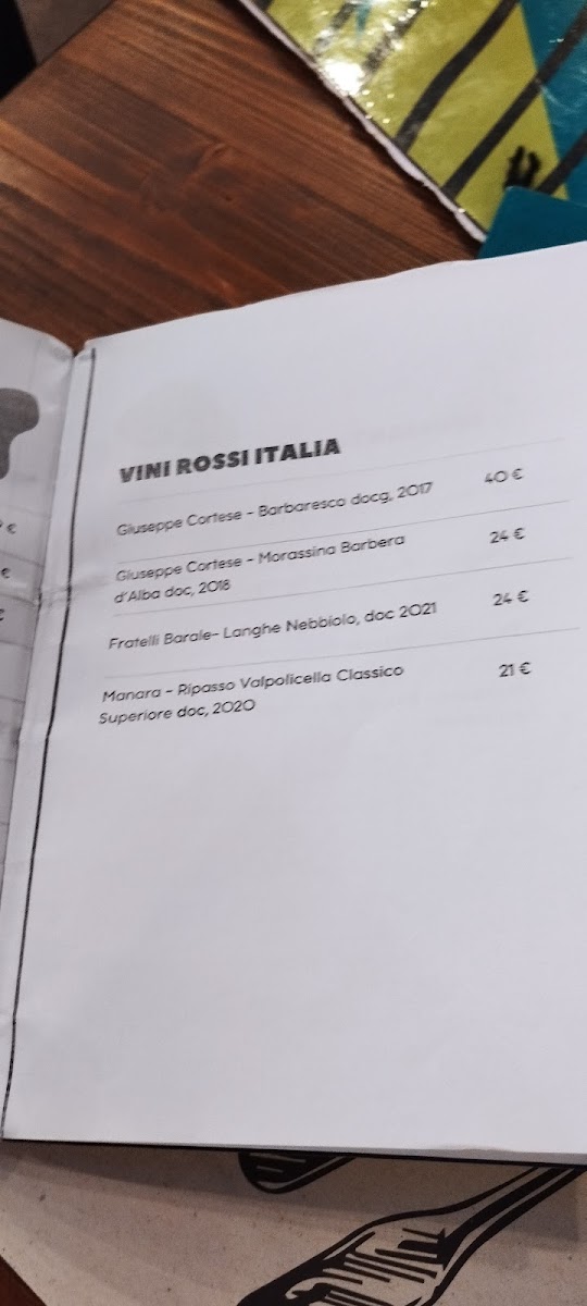 Menu Numero Zero-9