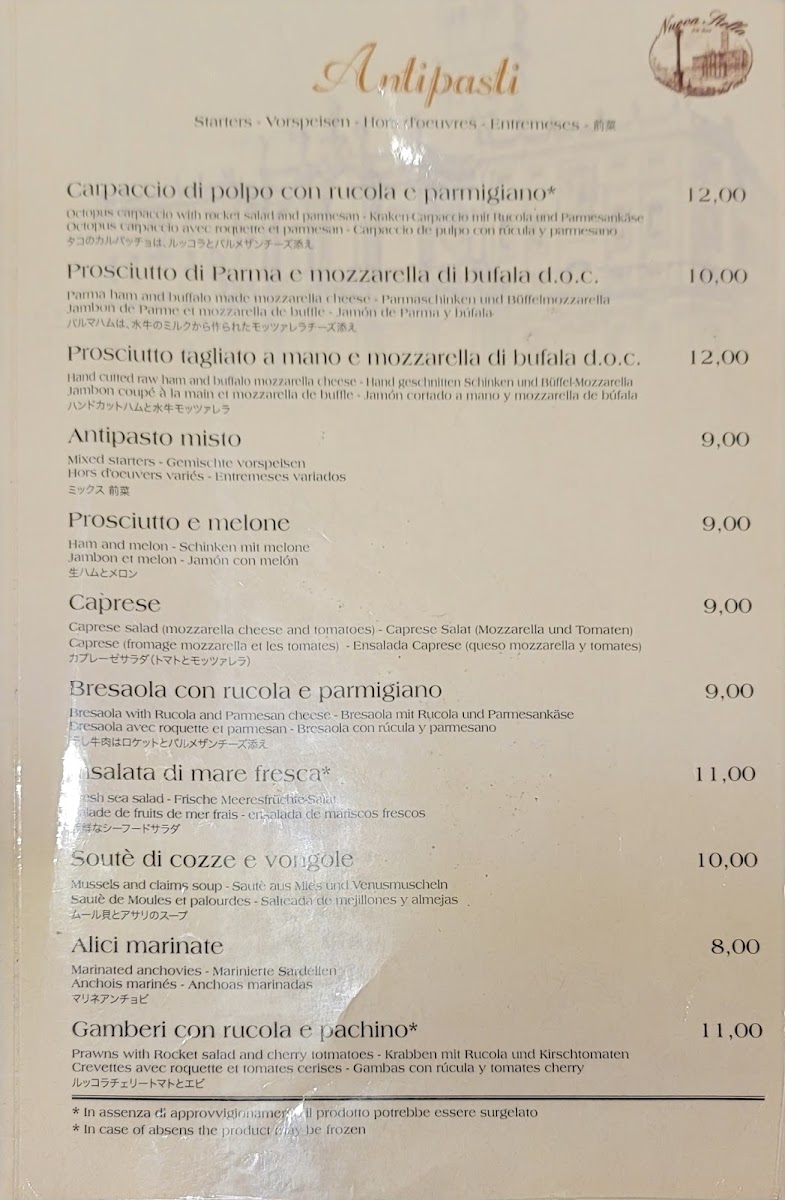 Menu Nuova Stella-3