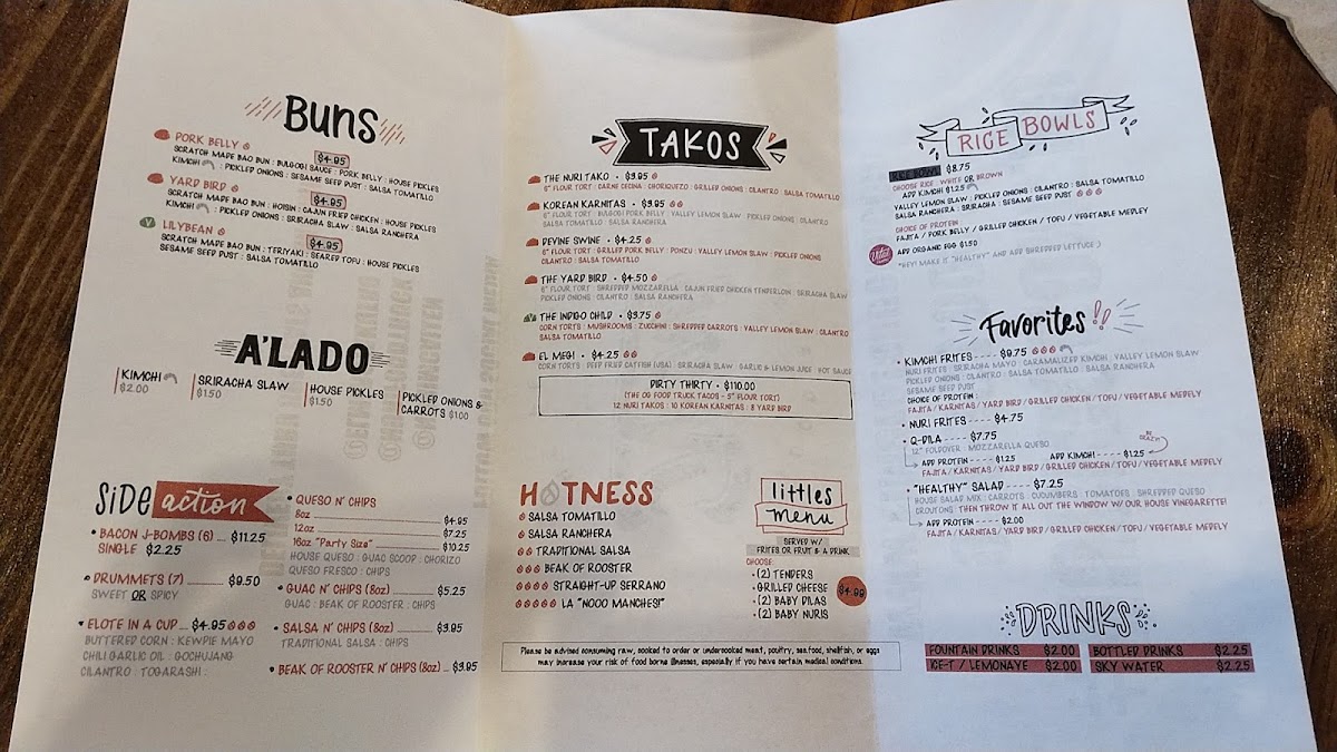 Menu Nuri Fusion Street Kitchen-10