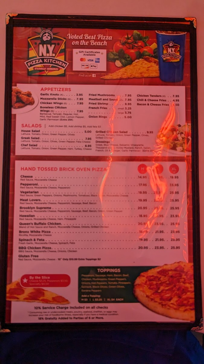Menu Ny Pizza Kitchen Ocean Blvd-4