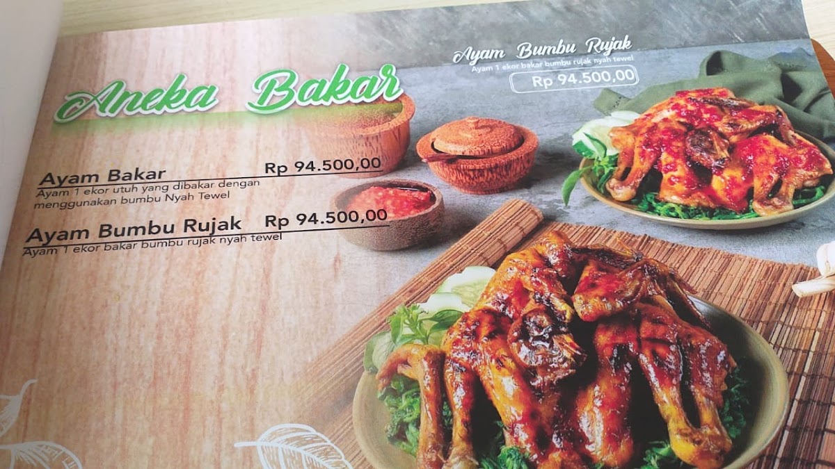 Menu Nyah Tewel Ahlinya Penyetan-1