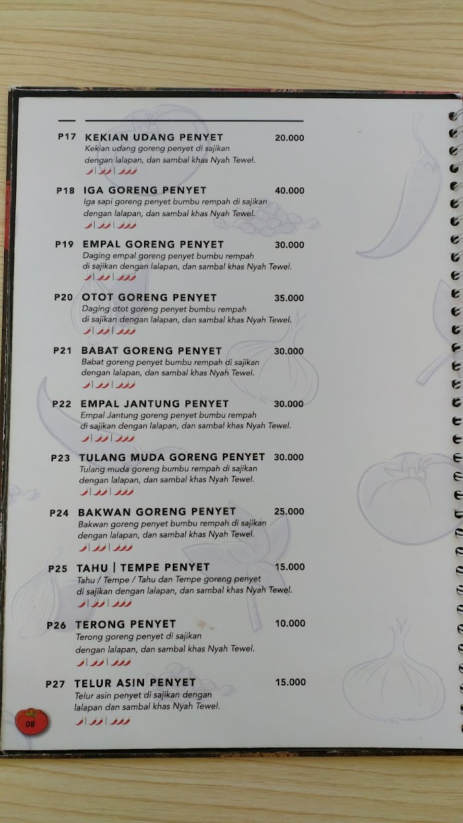 Menu Nyah Tewel Ahlinya Penyetan-6