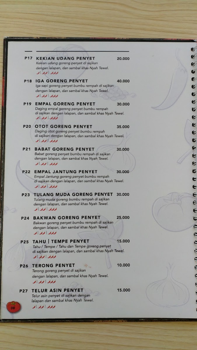Menu Nyah Tewel Ahlinya Penyetan-7