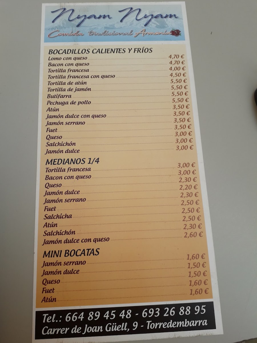 Menu Nyam Nyam-1