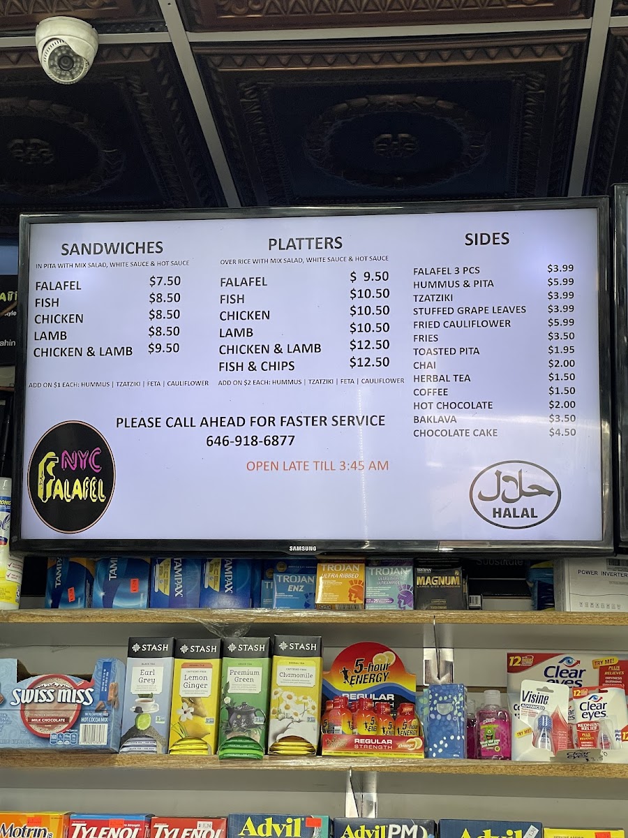Menu Nyc Falafel Co-10