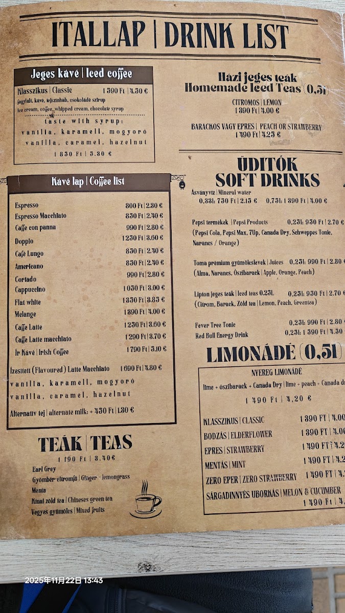 Menu Nyereg Étterem-3