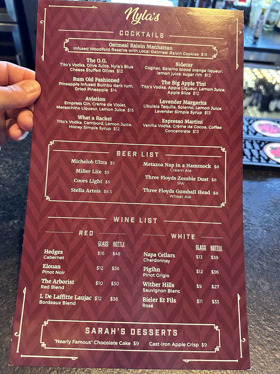 Menu Nyla's-2