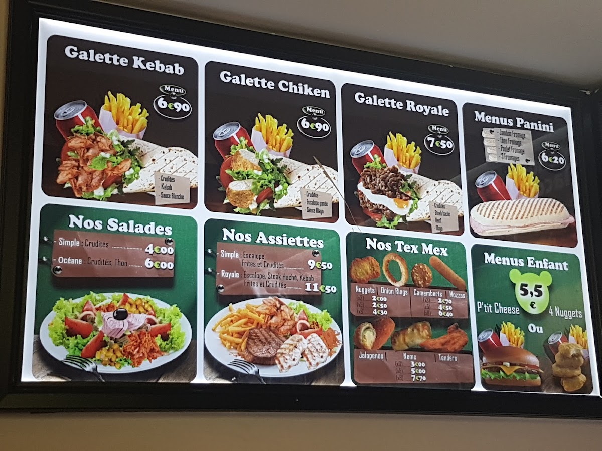 Menu O B E- Tacos - Kebab - Aix Les Bains 73100-10