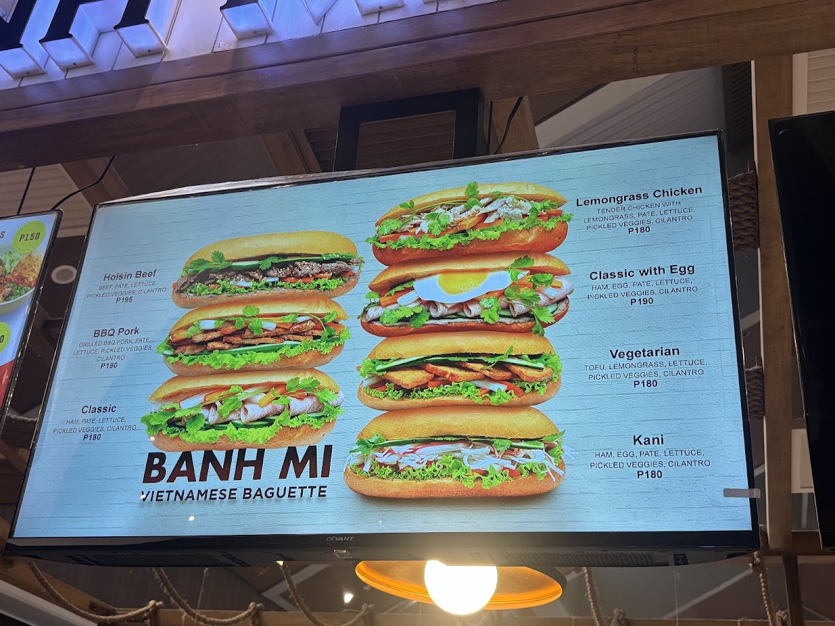 Menu O' Banh Mi - Robinson's Galleria-2
