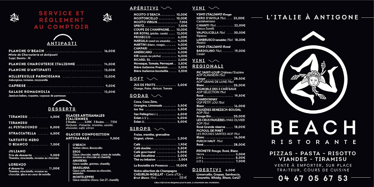 Menu O Beach-2