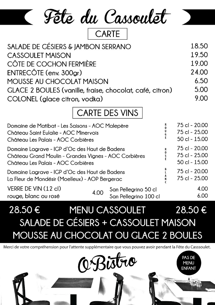 Menu O' Bistro-1