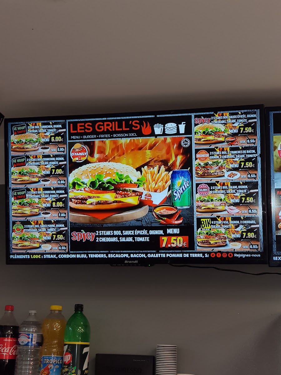 Menu O Family H-3