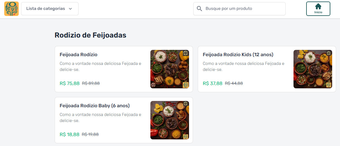 Menu O Feijoeiro Feijoada - O Especialista-5