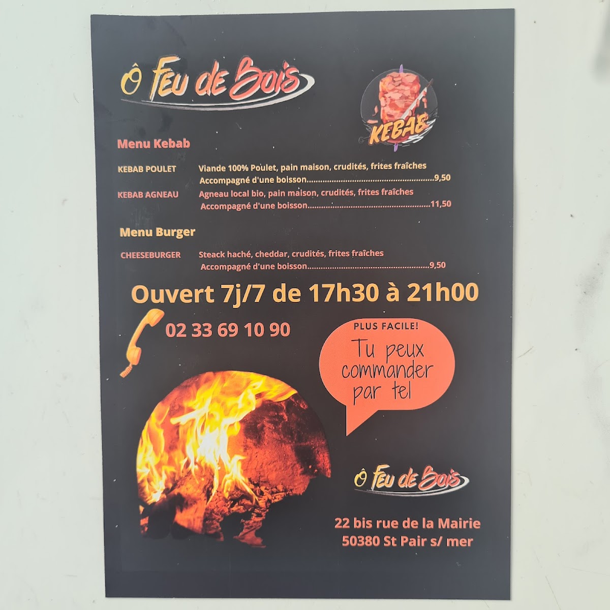 Menu Ô Feu De Bois-2