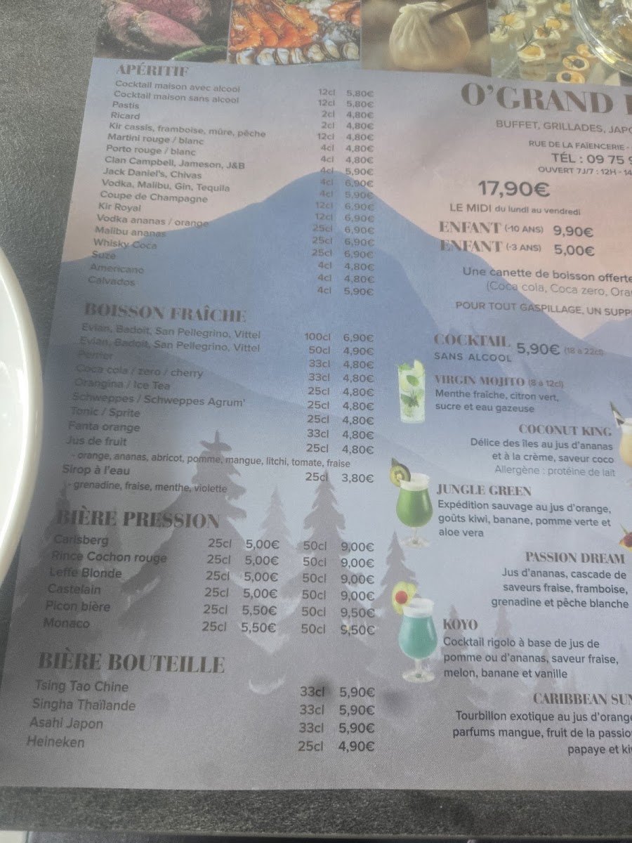Menu Ô Grand Buffet-3