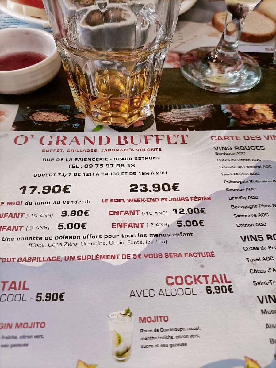 Menu Ô Grand Buffet-5