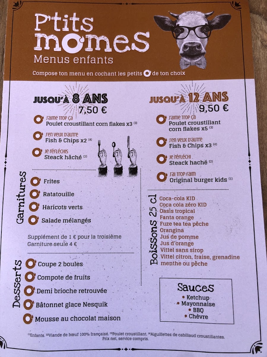 Menu O’ La Vache-1