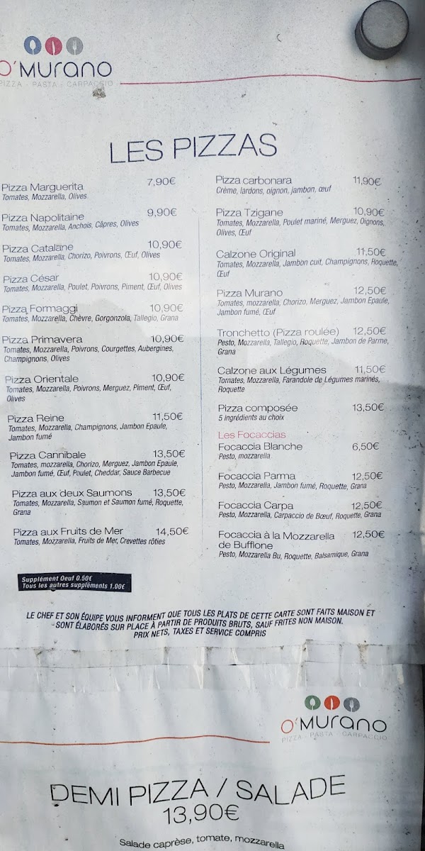 Menu O Murano-1