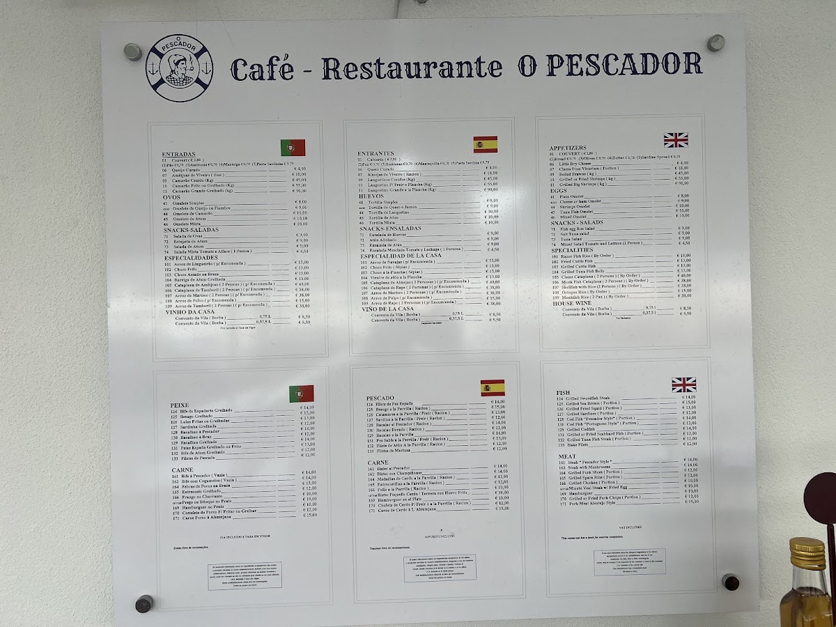Menu O Pescador-1