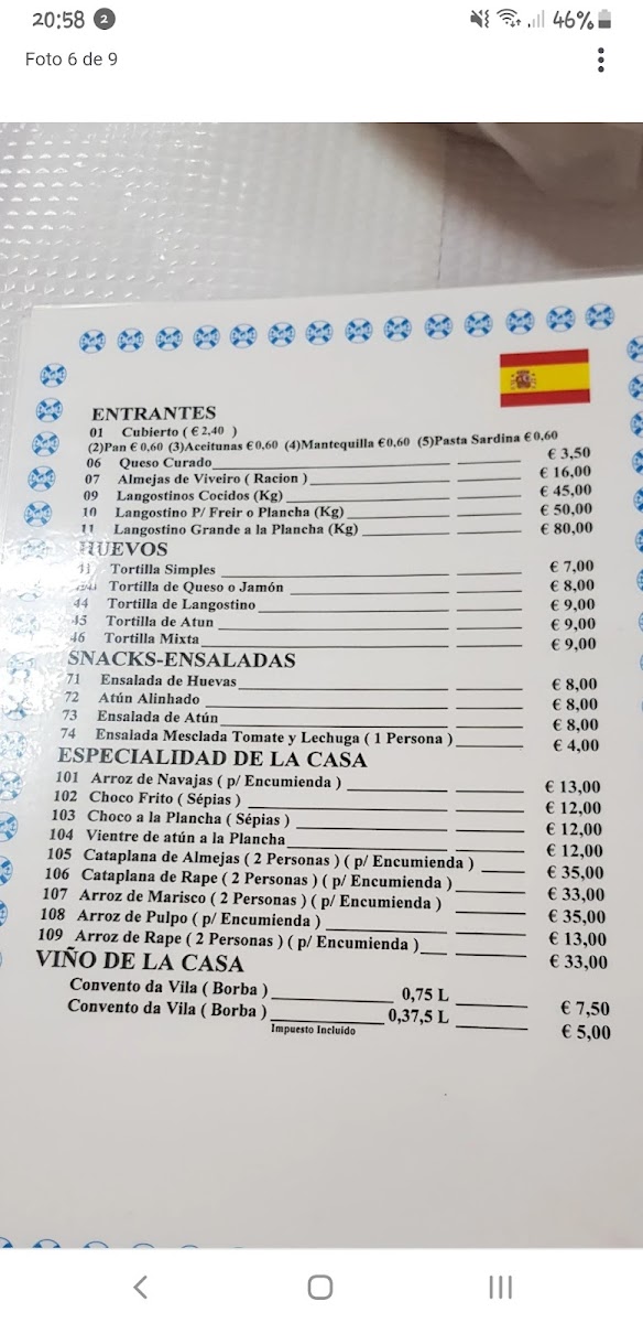 Menu O Pescador-5