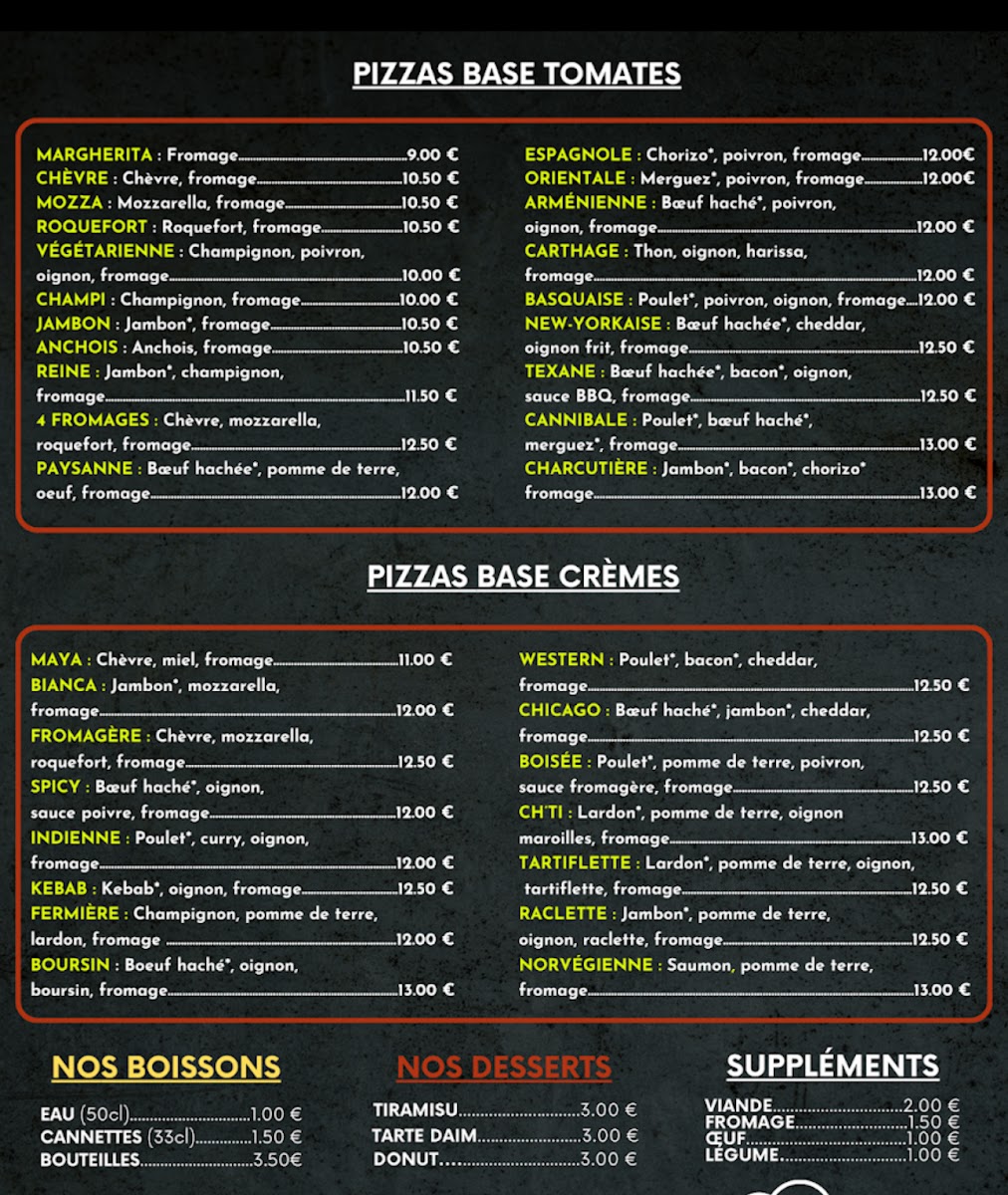 Menu O’ Pizza House (O'pizzatruck)-1