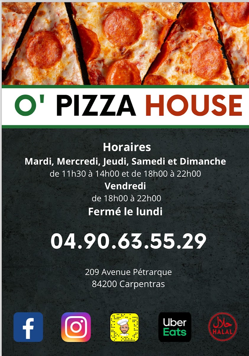 Menu O’ Pizza House (O'pizzatruck)-2