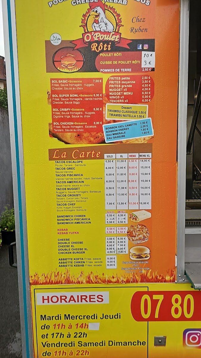 Menu O Poulet Roti Colmar-1