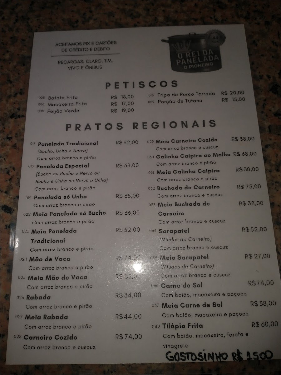 Menu O Rei Da Panelada-4