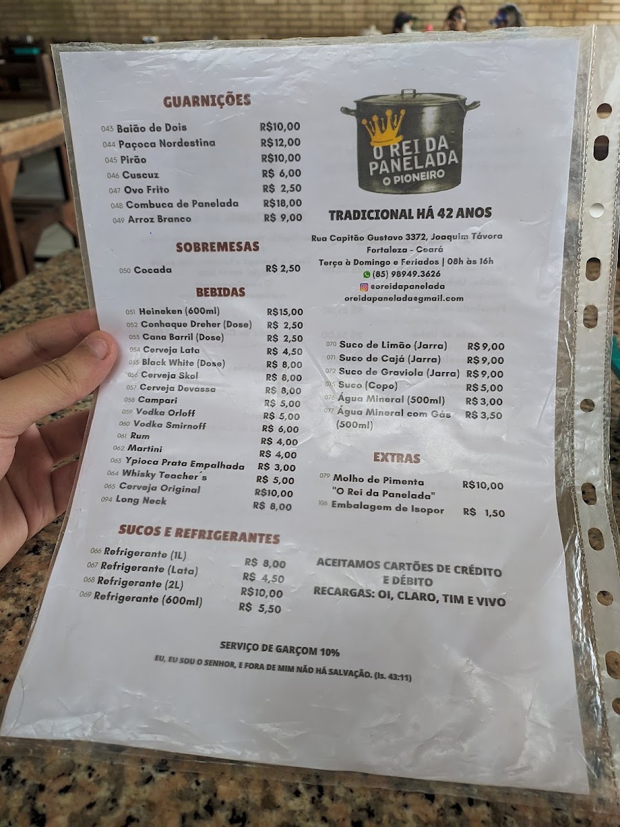 Menu O Rei Da Panelada-5