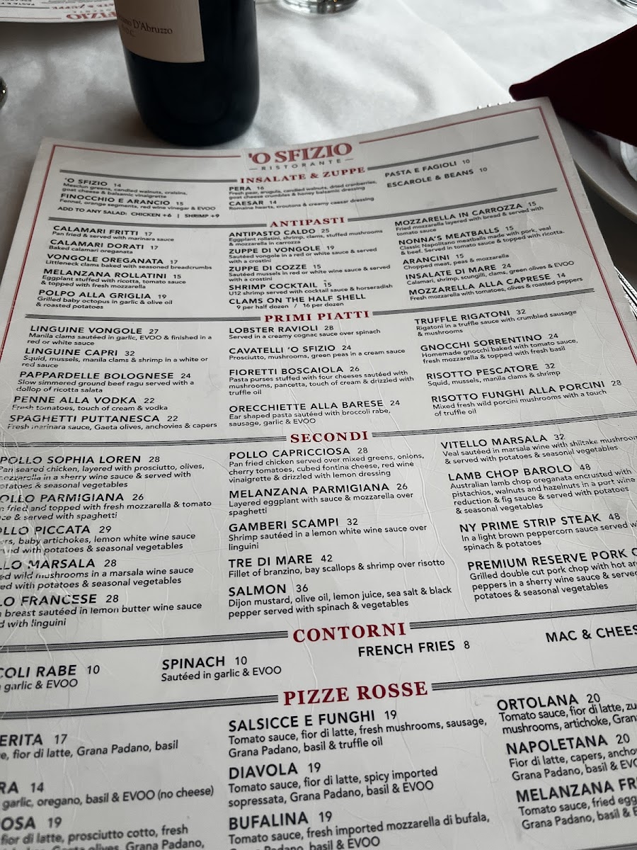 Menu ‘O Sfizio Ristorante-2