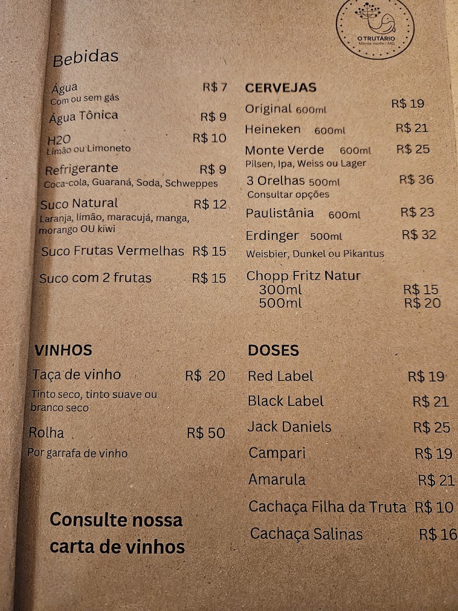 Menu O Trutário - Gastronomia E Turismo-10