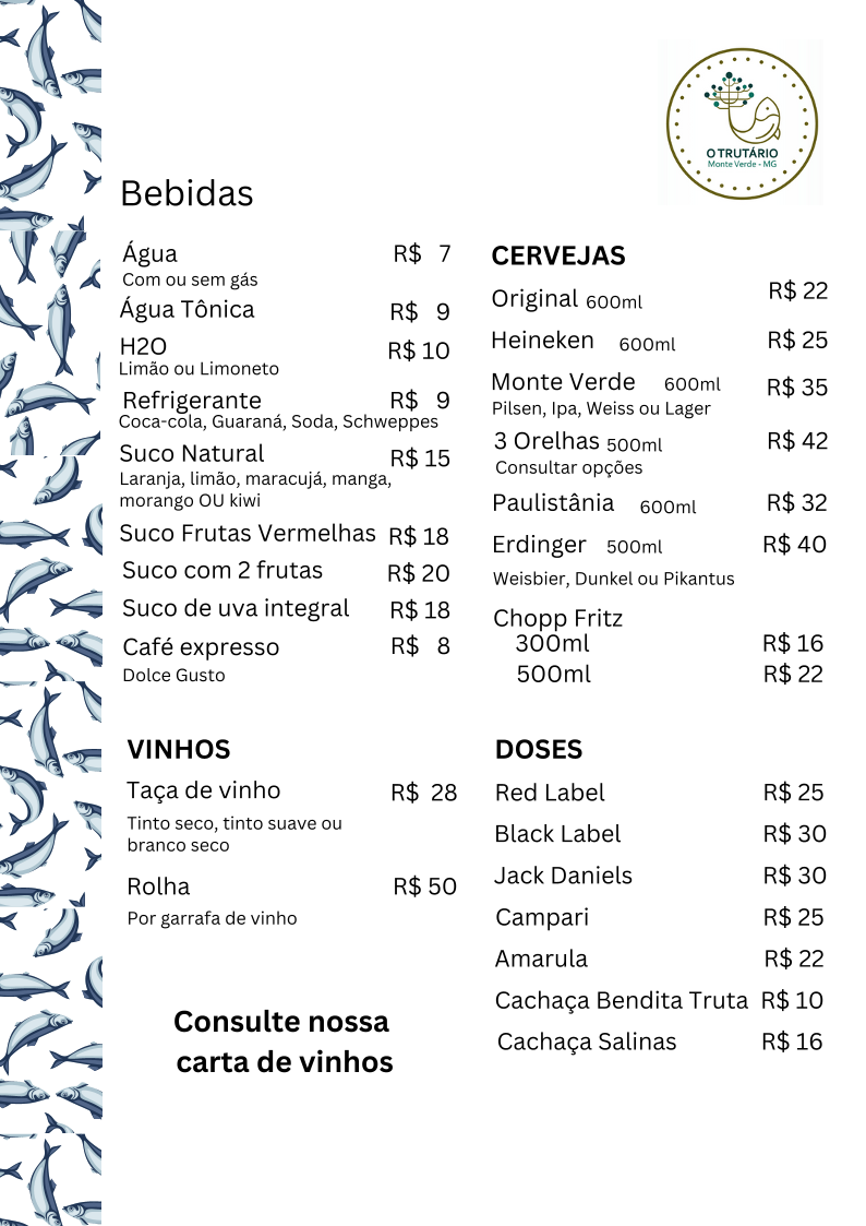 Menu O Trutário - Gastronomia E Turismo-4