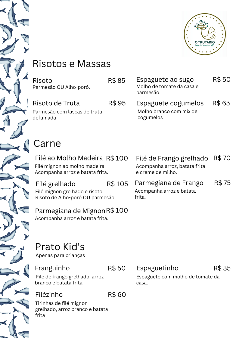 Menu O Trutário - Gastronomia E Turismo-5
