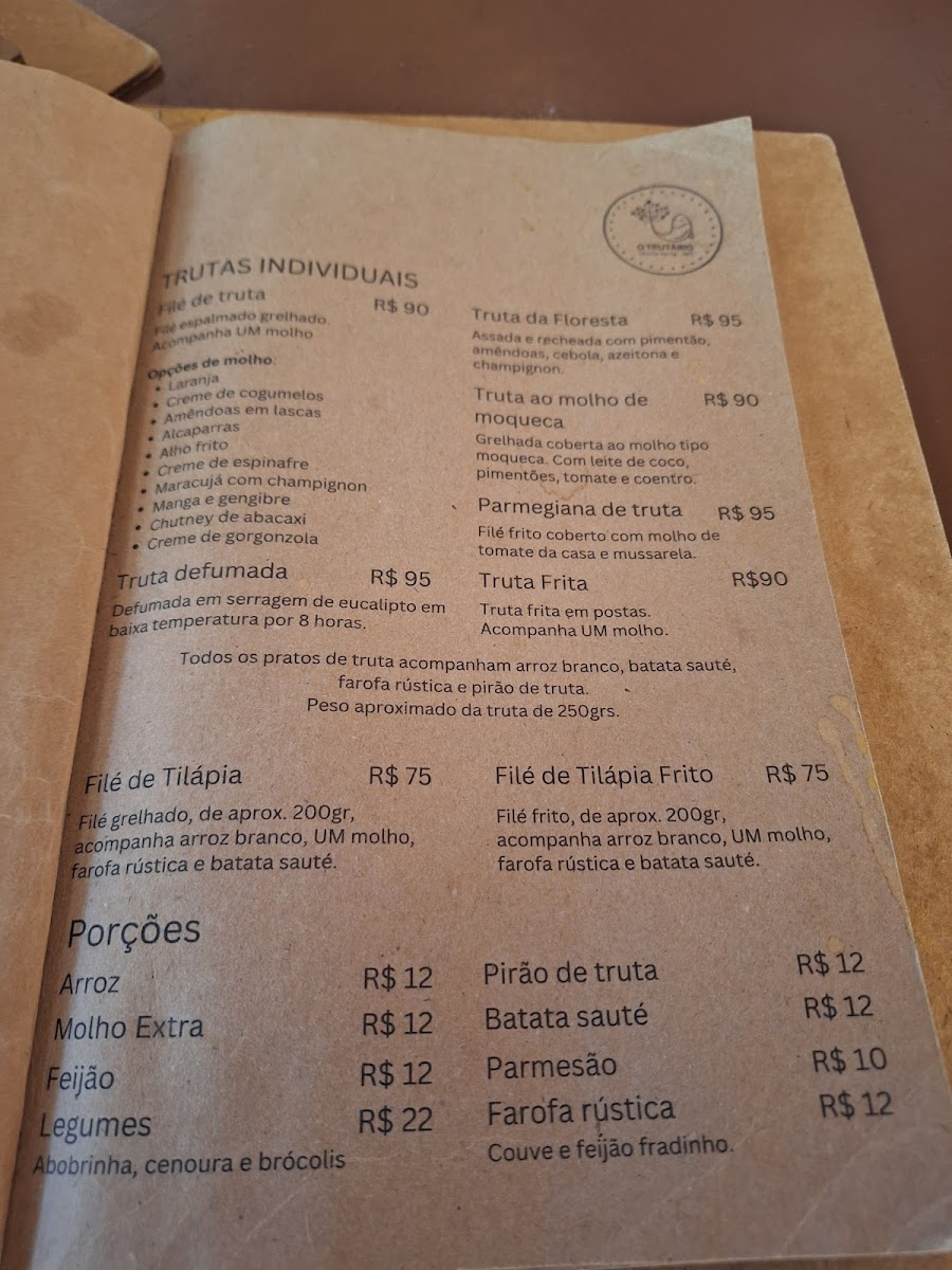 Menu O Trutário - Gastronomia E Turismo-8