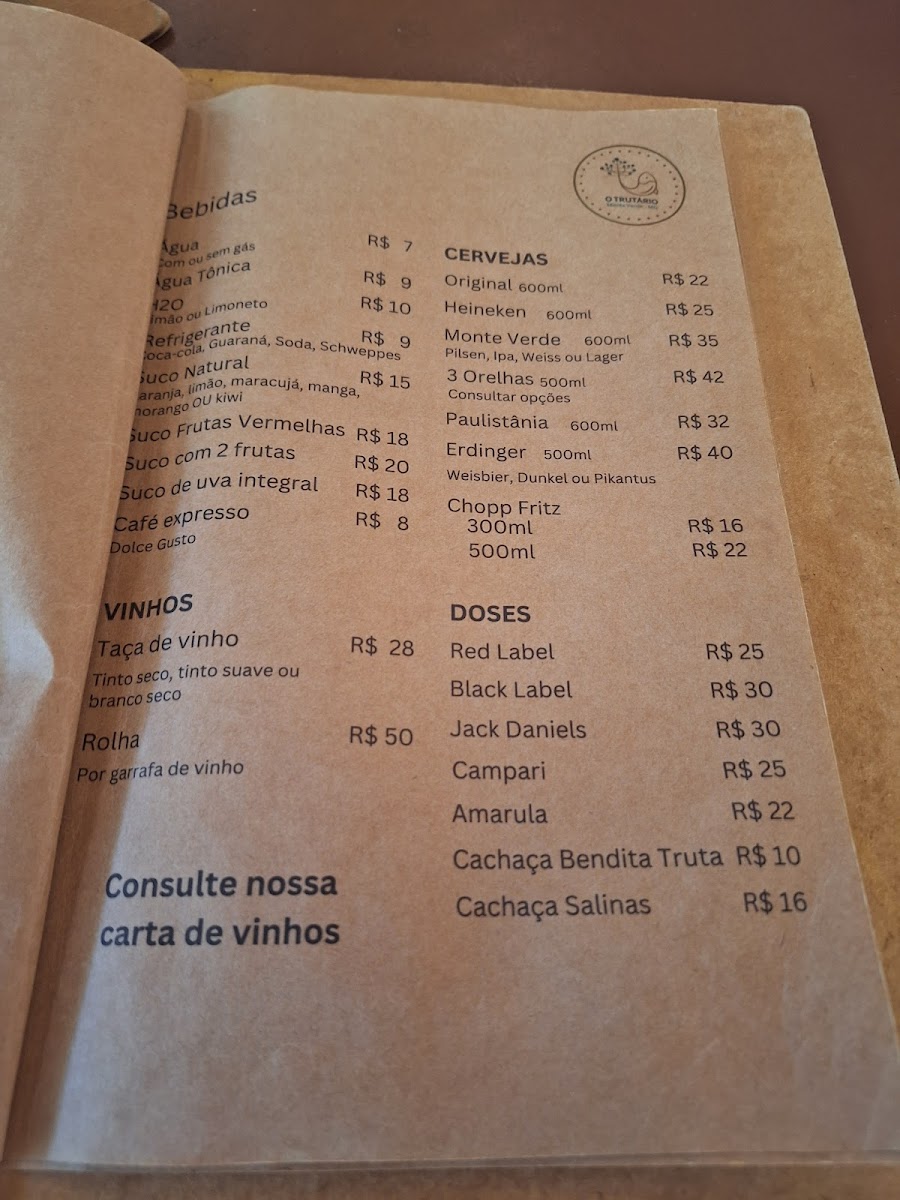 Menu O Trutário - Gastronomia E Turismo-9