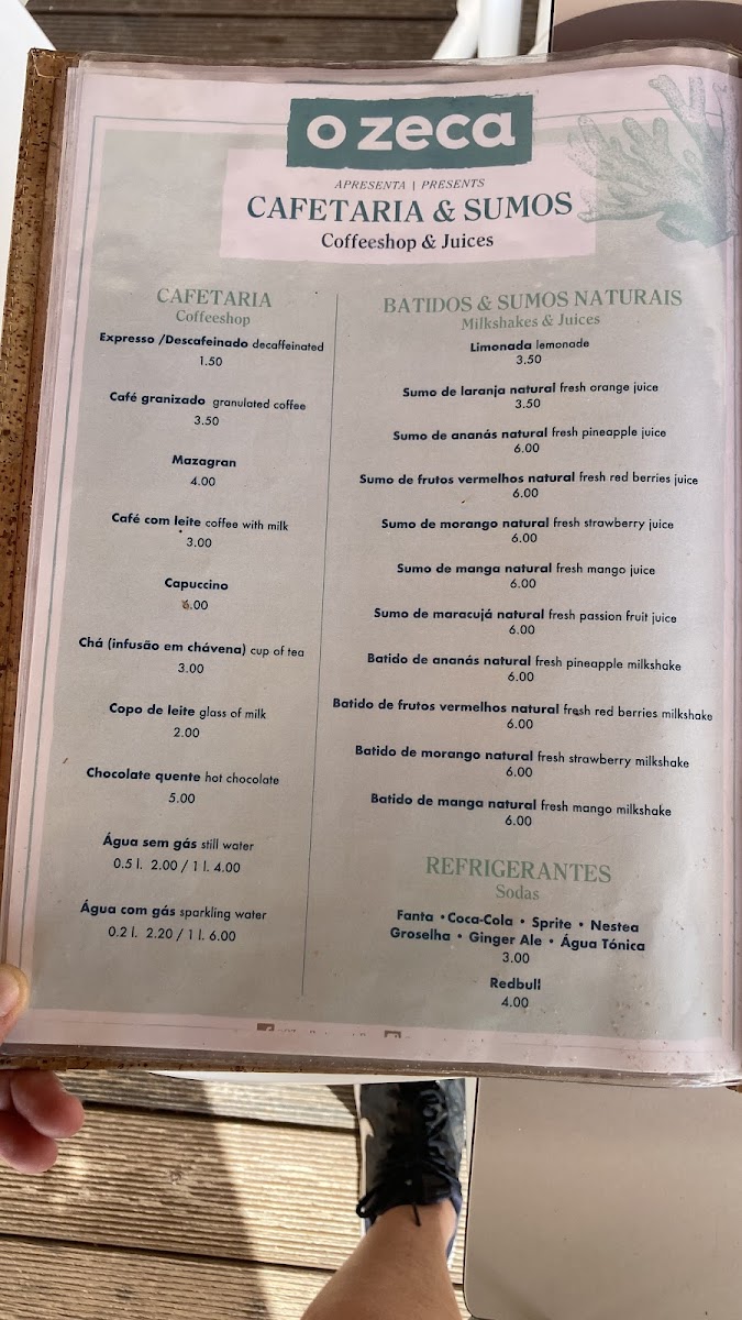 Menu O Zeca-2