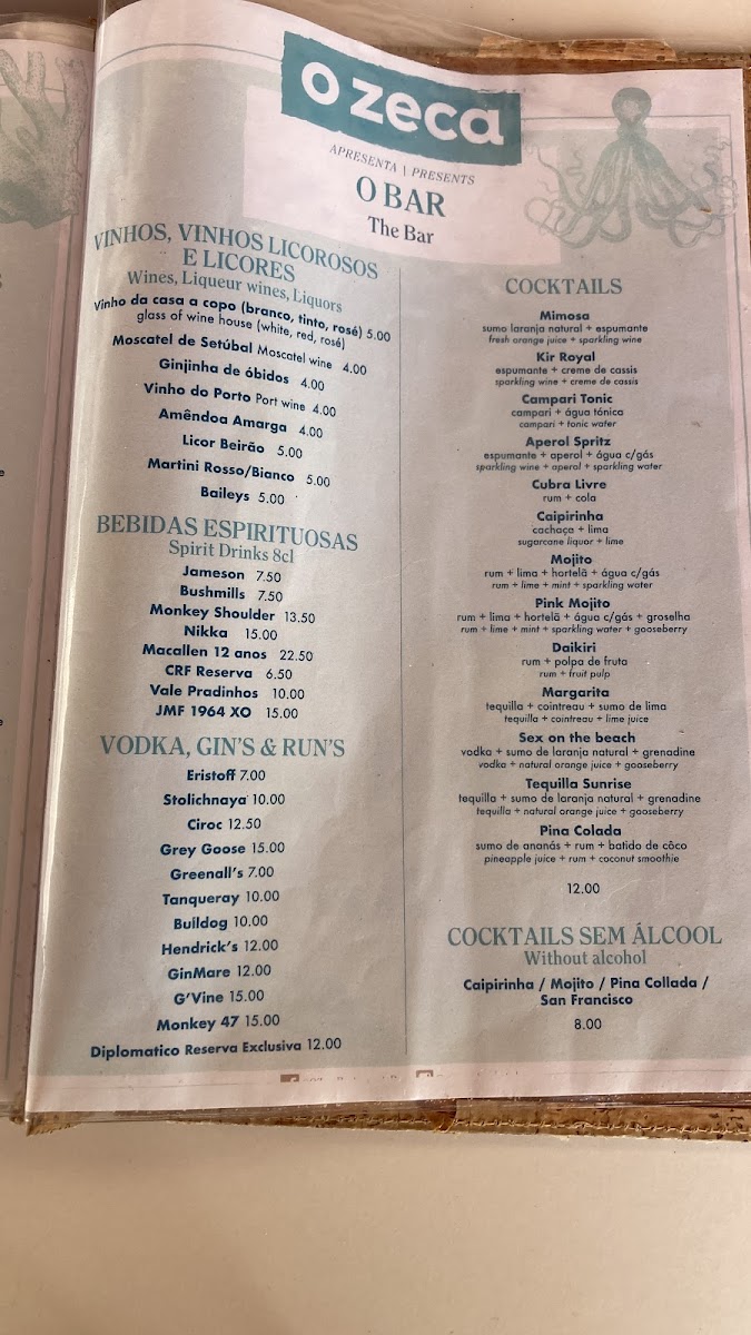 Menu O Zeca-4