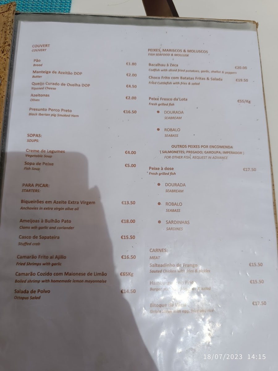 Menu O Zeca-9