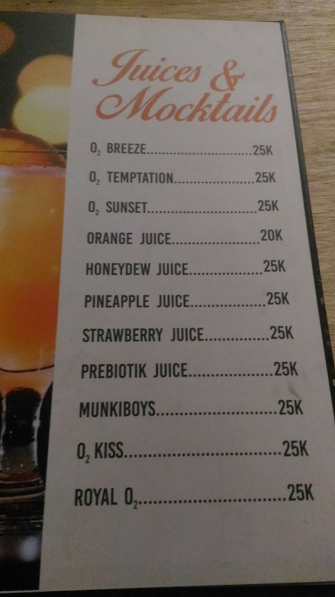 Menu O2 Cafe & Sport Bar-9