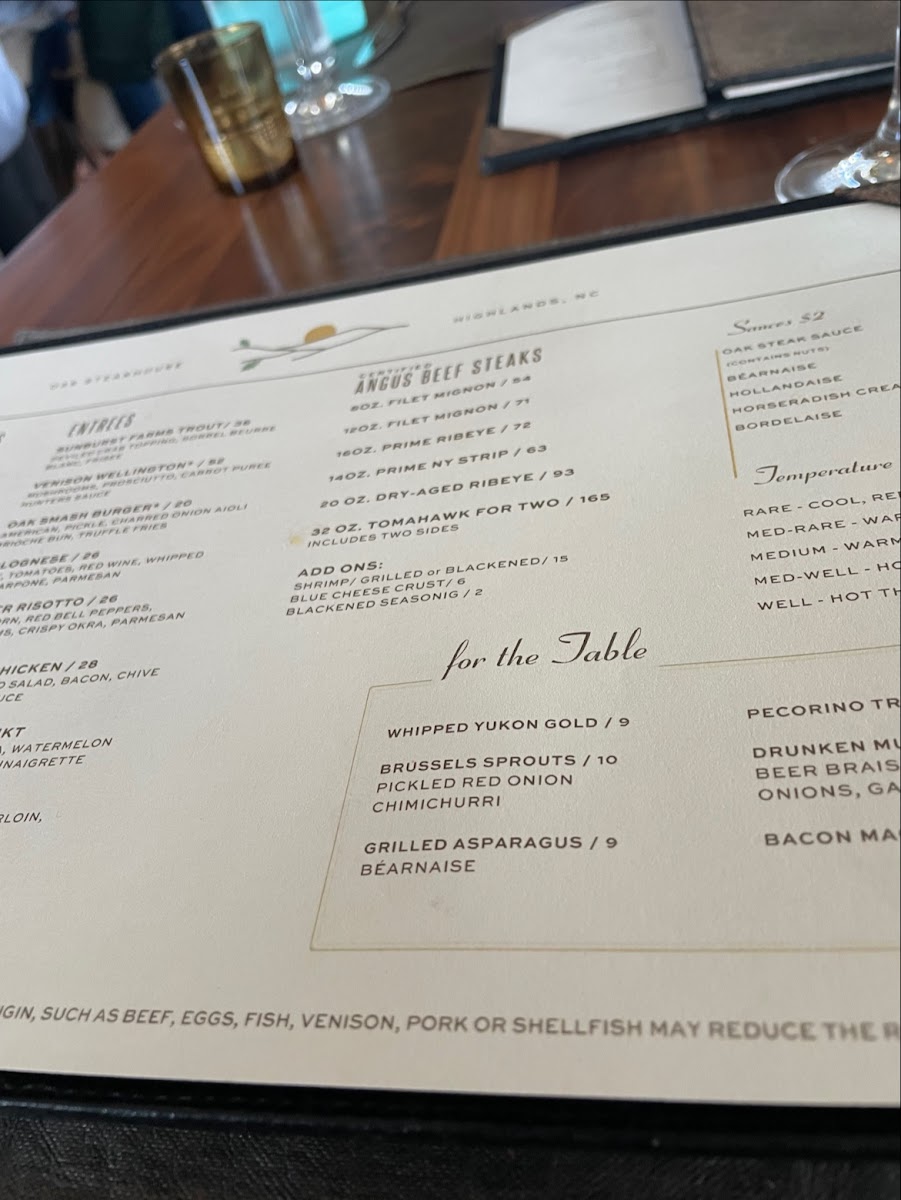 Menu Oak Steakhouse-10